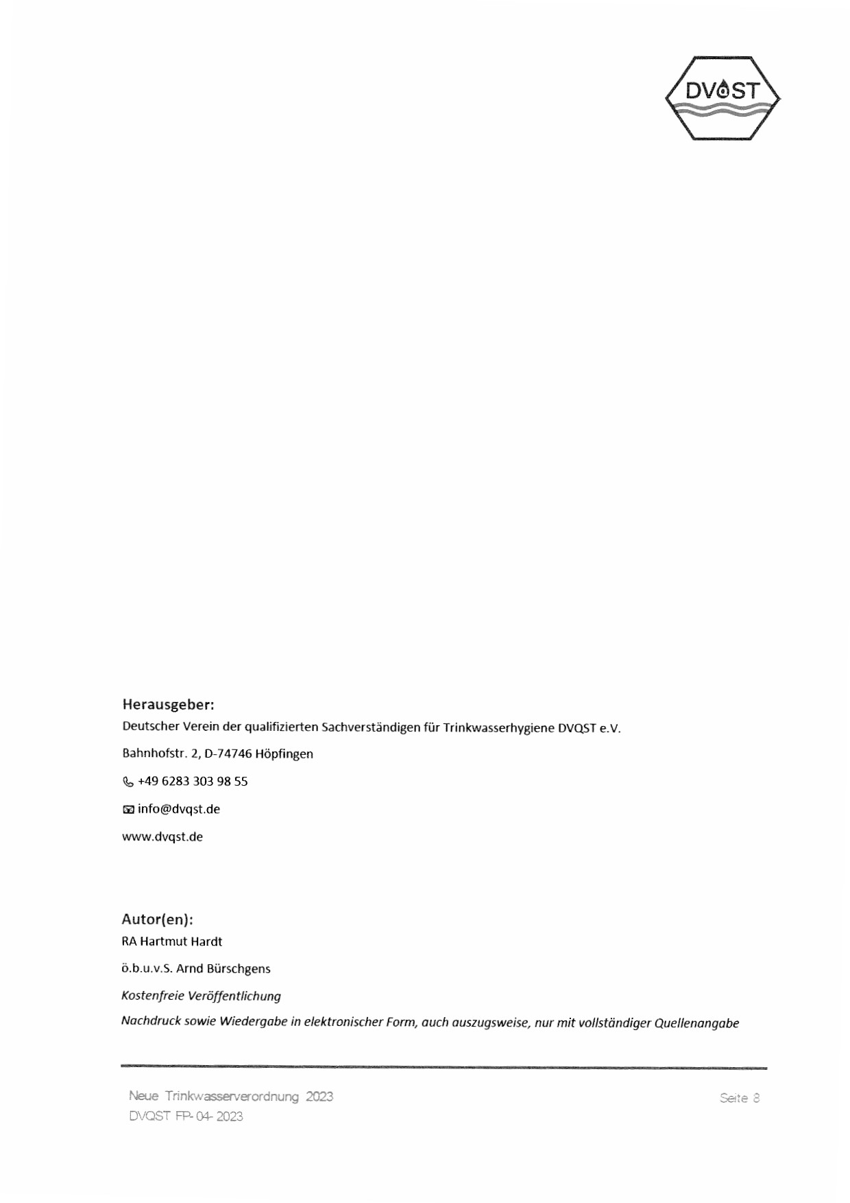 Trinkwasserverordnung Seite 8
